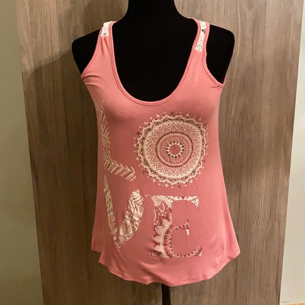 Social Teen Floral Tank Top - Picture 1 of 7